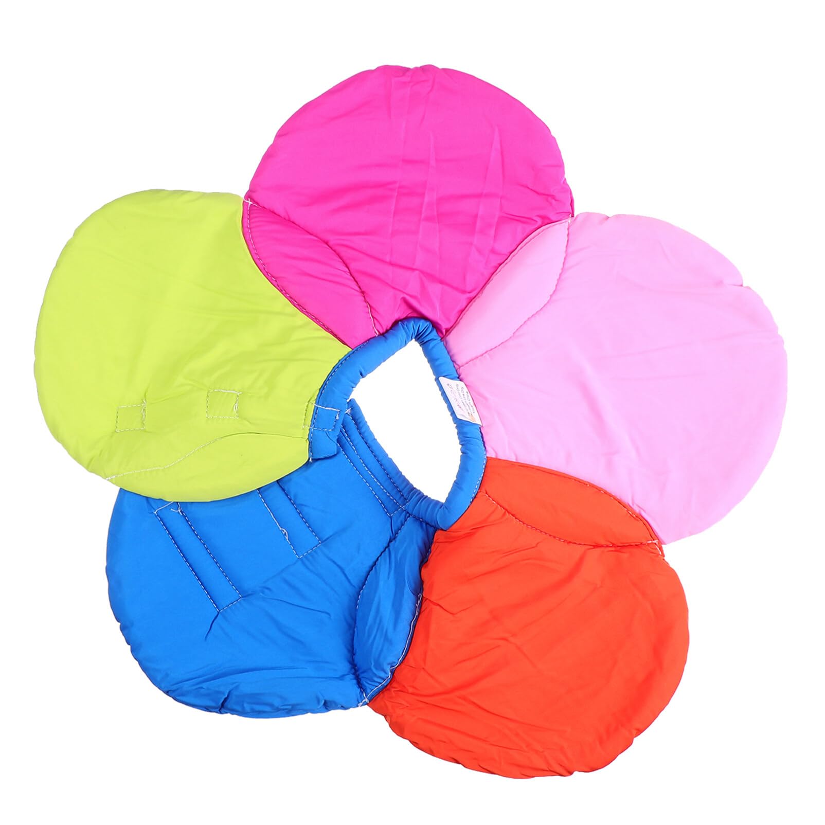 POPETPOP Recovery Collar Dog Adjustable Comfy Wound Healing Neck Cone Flower Pattern Cat Anti- Bite Lick Accessories for Cats Puppy Dog Size L