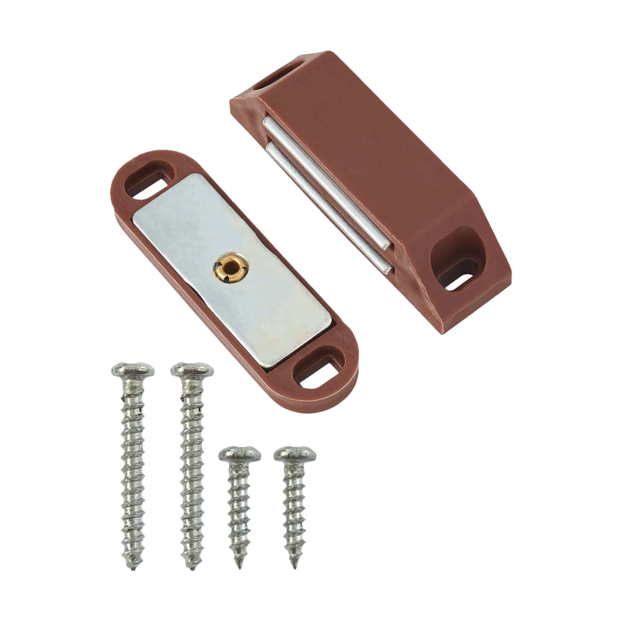 Brown Magnetic Catch 6kg Pull for Cupboards Cabinets Wardrobes Pack of 1