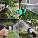 TedGem 9 Spray Pattern Garden Hose Nozzle - Aluminum Heavy Duty Professional High Pressure Hand Sprayer TPR Skid-Resistant Hose Sprayer for Car Washing, Garden Watering, Pet Showering, Cleaning