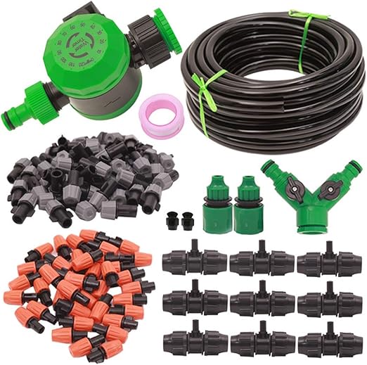 Zdg Tropfbewasserung Serie 9 12 Rohr Diy Wasserersparnis Automatische Bewasserungsanlage Set Home Automatische Bewasserungsgerat Size 30m Set Amazon De Kuche Haushalt