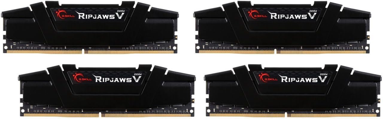 G Skill 64gb 4 X 16gb Ripjaws V Series Ddr4 Pc4 25600 3200mhz For Ntel Z170 Platform Desktop Memory Model F4 3200c16q 64gvk Amazon Ca Electronics