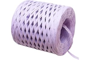 ECYC Ltd 218 Yards Raffia Paper Twine Ribbon Packing Paper Raffia Ribbon String for Gift Wrapping, DIY Christmas Decoration