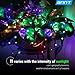 ANNT Solar Powered LED String Light, Ambiance Lighting, 55ft 17m 100 LED Solar Fairy String Lights for Outdoor, Gardens, Homes, Christmas Party (100 LED, Multi color)