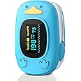 Children Fingertip Pulse Oximeter Blood Oxygen Saturation Monitor for Baby Kids and Pediatric Portable Oxygen Monitor with OL