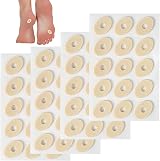 MEKEET Corn Cushions 60PCS Oval Soft Latex Sponge Toe Plasters Anti Friction