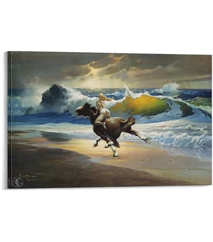 Amazon.com: Frank Frazetta Ghoul Queen Wall Art Prints Poster