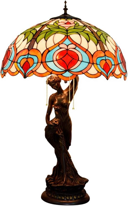 peach table lamp