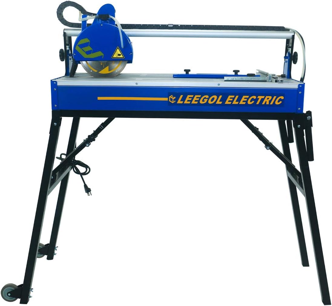 Leegol Electric 8 in. 1.75 HP Bridge Tile Saw (8 Inch Bridge Tile Saw