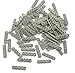 Rockin Beads Brand, 70 Milti 5 Strand Spacer Bar Beads 4x17mm Fits 3-4mm Beads Antiqued Silver Cast Zinc Metal Beads