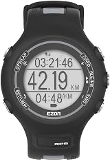 EZON Men's GPS Running Smart Watch Heart Rate Pedometer 5ATM Waterproof Black view 1