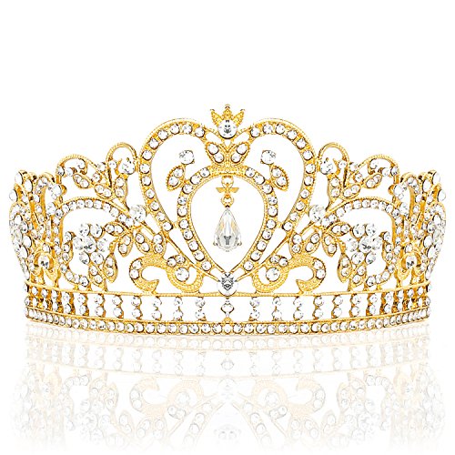 Nipoo rhinestone crystal pageant tiaras bridal princess…