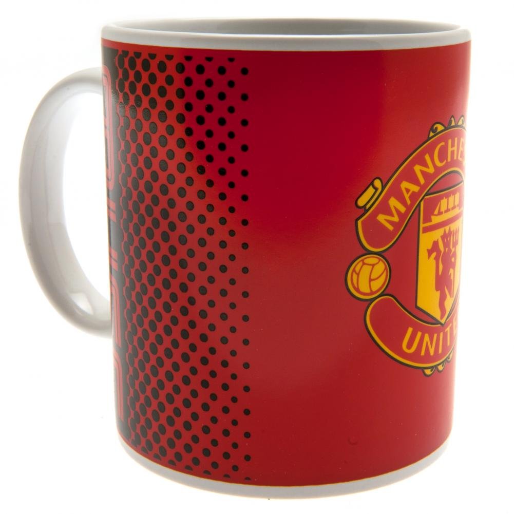 Man Utd Fade Design Boxed Mug