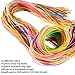 Coobey 160 Pieces Scoubidou Strings DIY Craft Gimp String with Snap Clip Hooks Keychain Ring Clips Plastic Lacing Cord for Jewelry Making, 525-Feet，16 Colors