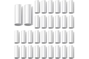 Zreneyfex 32 Pcs White Clamp for 3/4 Inch PVC Pipe Greenhouses, Row Covers, Shelters, Bird Protection, 2.4 Inches Long