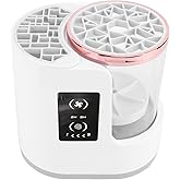 Timer Electric Makeup Brush Cleaner, Detachable USB Cosmetic Brushes Cleaner Tool, Portable Automatic Makeup Brush Cleaner Dryer Machine for Various Sizes of Brushes
