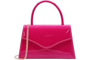 Milisente Women's Evening Bag Bridal Party Clutch Purses Cocktail Prom Handbags with Patent Leather