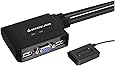 IOGEAR 2-Port USB VGA Cable KVM Switch with Cables and Remote, GCS22U