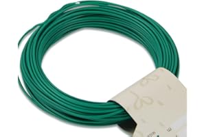 KINGLAKE 100 Feet Green Sturdy Plastic Coated Garden Wire 1.8mm Plant Twist Tie Garden Training Wire (2pks 50 ft)
