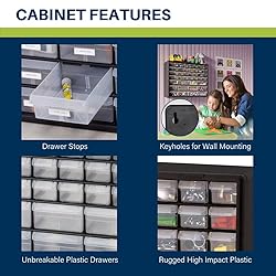 Akro-Mils 44-Drawer Plastic Drawer Storage Cabinet
