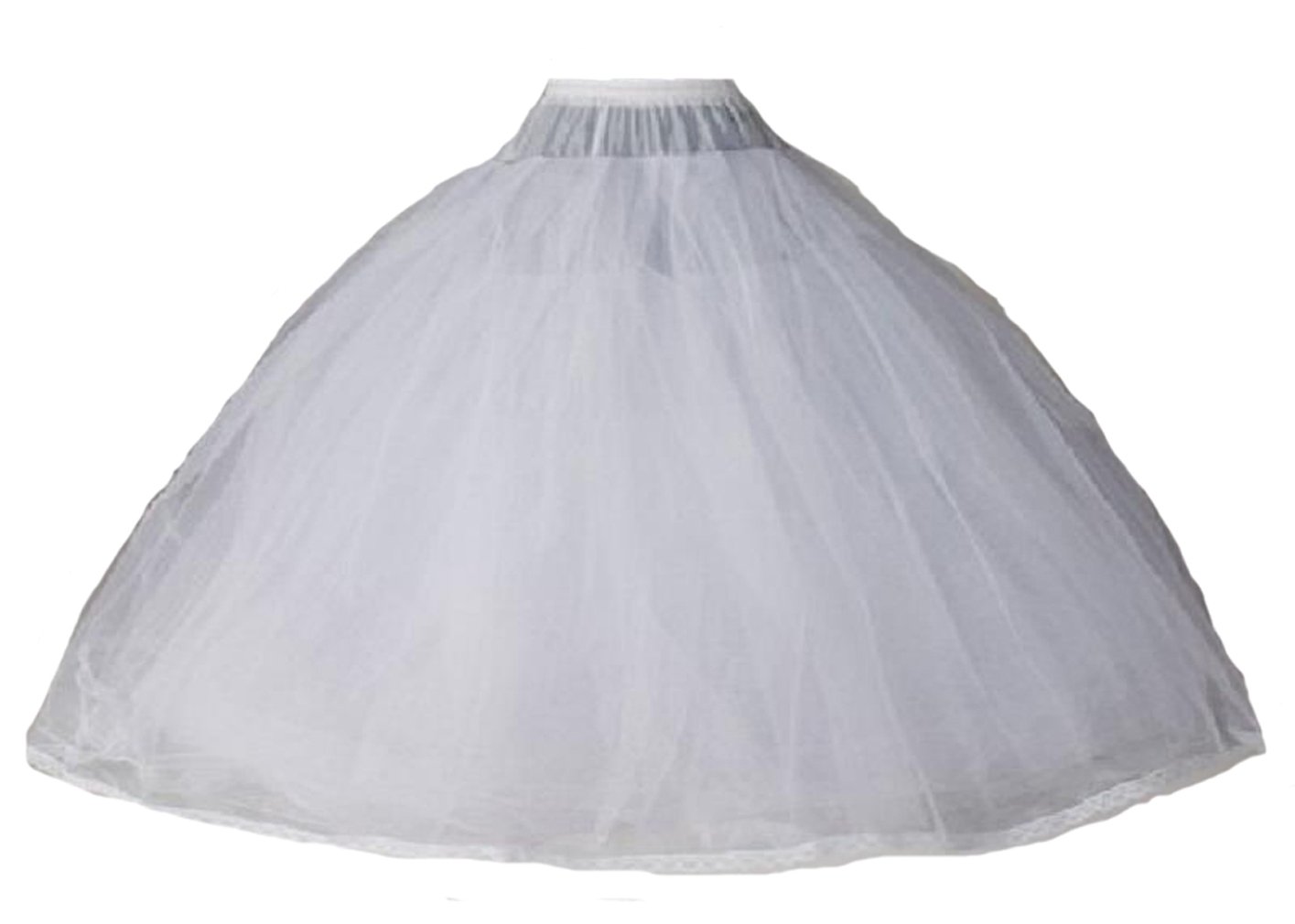 Dearta Women's 8 Layers Tulle Ball Gowns Dresses Petticoats with No Rings