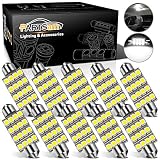 Partsam 10pcs 6000K White 41mm 42mm 43mm Festoon 16-3528-SMD LED Bulbs for Interior Lights Dome Map Trunk Cargo Area Lights 570 578 6413 12V Lamps