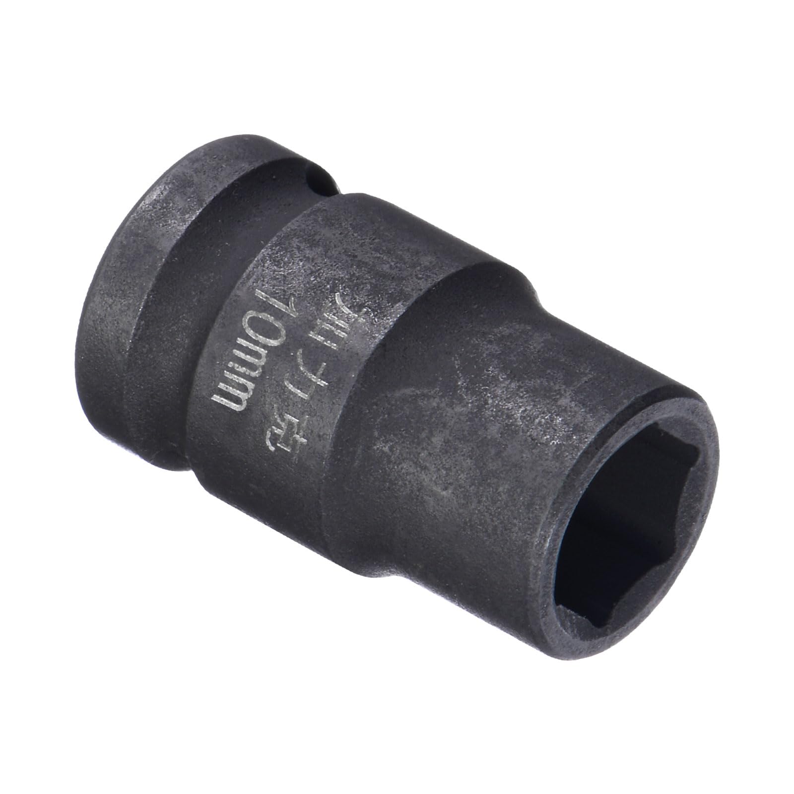 CoCud 6-Point Shallow Impact Socket, 3/8-Inch Drive 10mm Socket, Cr-Mo Spindle Axle Nut Impact Socket - (Applications: for Household Maintenance)