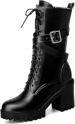 mid calf platform boots