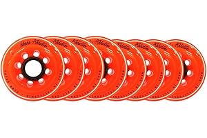 Labeda Wheels 80mm /76mm Hilo Set Addiction Orange Inline Indoor Roller Hockey