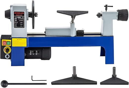 Torno de madera de sobremesa, velocidad variable 500-3200 RPM Torno de