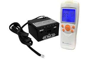 Durablow CB1004 Remote Control Kit with On/Off, Thermostat, Timer, and Backlit LCD for ComfortBilt Pellet Stove Alpine, HP21, HP22, HP50, HP61, HP75 - for Efficient Heating