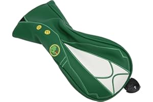 Dioche Covers for Clubs Golf Head Cover - PU Leather Soft Thick Lining with Elastic Neckline - Rainproof Sunscreen Hybrid Hea