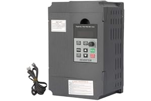 SZCY LLC AC 220V/2.2KW Variable Frequency Drive, 10A VFD Inverter Frequency Converter for Spindle Motor Speed Control (Single-Phase Input, 3 Phase Output)