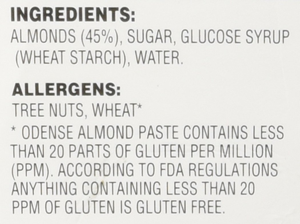 Amazon Com Odense Almond Paste 7 Ounce Tube Grocery Gourmet Food