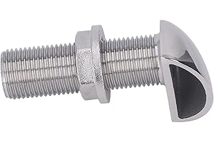 Dioche 3/4" Boat Marine Vent Stainless Steel Boat Tank Vent Replacement - Easy to Clean Ship for Yachts and Boats - 8.5cm Lon