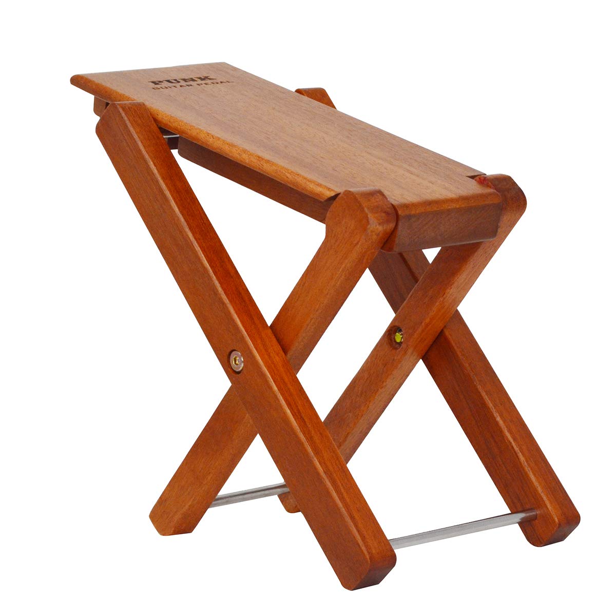 Guitar Footstool Solid Wood Guitar Pedal Guitar Foot Rest Stool Pedal 4-Level Adjustable Folding Wood Footstool Pedal