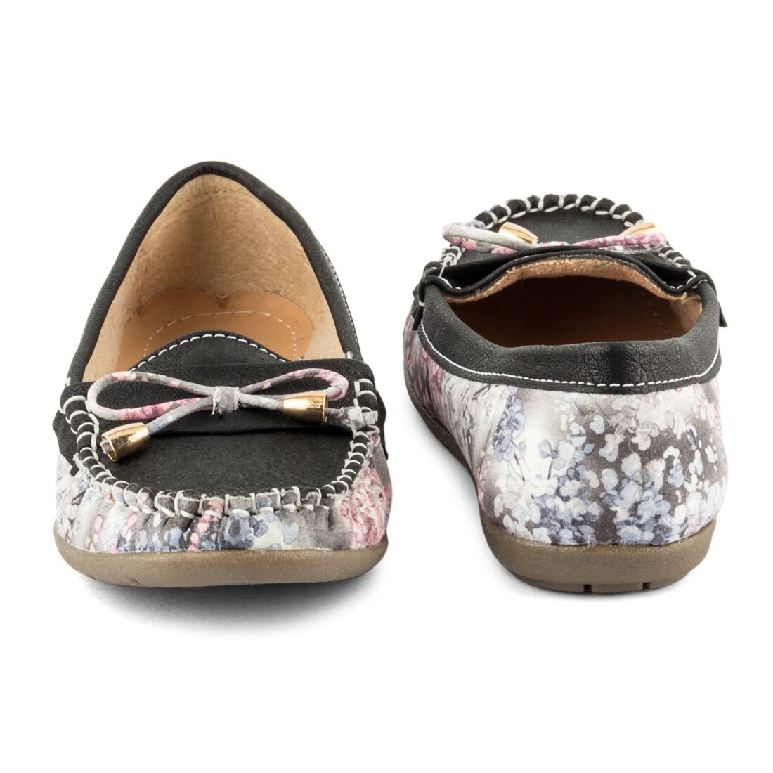 tashi women's beige artificial leather loafers - eu 36