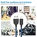 TNSO MFi Certified iPhone Charger Lightning Cable 5 Pack [3/3/6/6/10FT] Extra Long Nylon Braided USB Charging & Syncing Cord Compatible iPhone Xs/Max/XR/X/8/8Plus/7/7Plus/6S/6S Plus/SE/iPad/Nan More