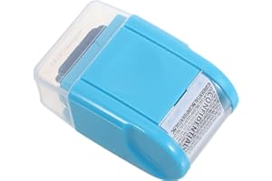 BESTonZON Privacy Protection Roller Stamp Medium Blue for Office Supplies, Identity Theft Security Cover-Up