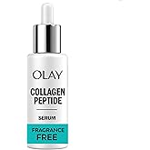 Olay Collagen Peptide Visibly Firming Face Serum, Fragrance Free Anti Aging Serum for Hydration and Smoothing Skin, Collagen and Vitamin B3+, Fast Absorbing, Non Greasy, 1.3 FL OZ (40 mL)