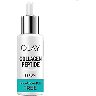 Olay Collagen Peptide Visibly Firming Face Serum, Fragrance Free Anti Aging Serum for Hydration and Smoothing Skin, Collagen 