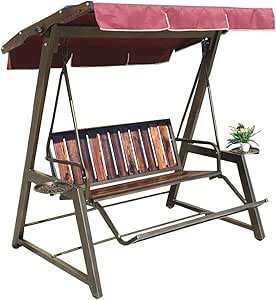 XLOO Asientos de Hamaca con Dosel para Columpios al Aire Libre