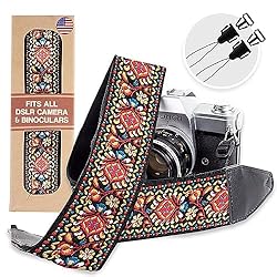 Art Tribute Camera Strap For All DSLR Camera. Red