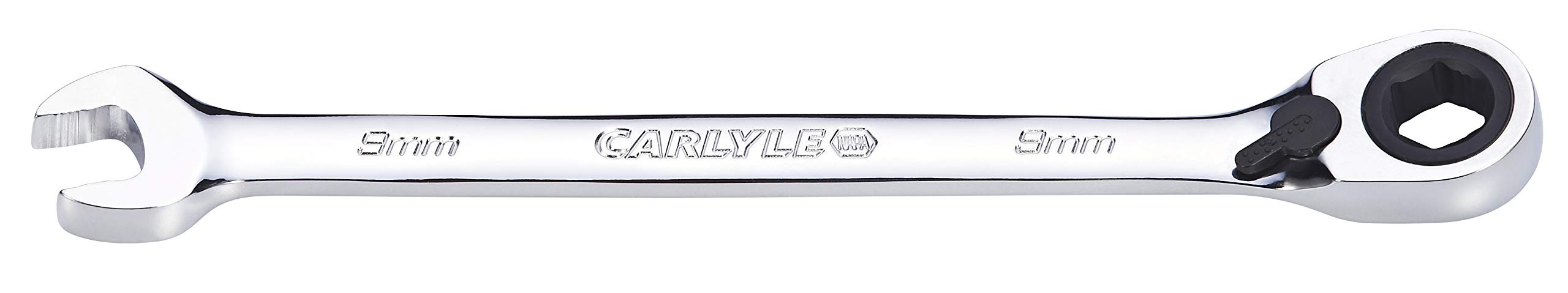 Carlyle Hand Tools Spanner - Reversible Ratcheting - Metric - 9 mm