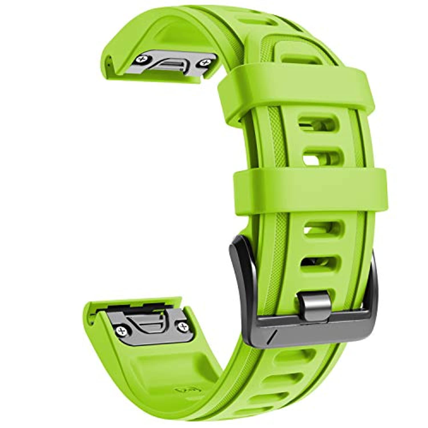 Fleshy Leaf Band Compatible for Garmin Fenix 7S Band Silicone Watch Band Replacement for Fenix 7S/Fenix 6S/Fenix 6S Pro/Fenix 5S/Fenix 5S Plus/D2 Delta S Smartwatches Wristband (20MM, Green)