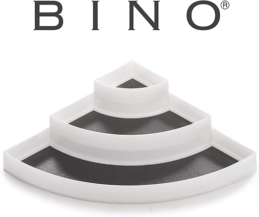 Amazon Com Bino 3 Tiered Corner Spice Rack Organizer White