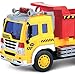 Friction Powered Toy Dump Truck With Lights & Sound TG640-D – Friction Truck Push And Go Toy For Boys & Girls Aged 3+ By ThinkGizmos (Trademark Protected)