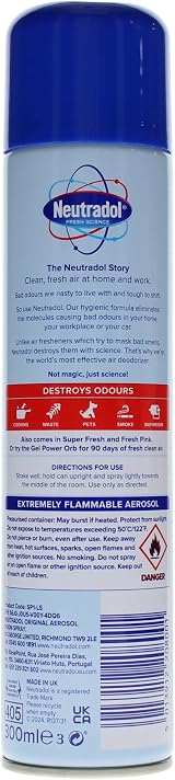 Neutradol Room Spray Original 300ml Multipack 3 x 300ml Odour Eliminator view 2