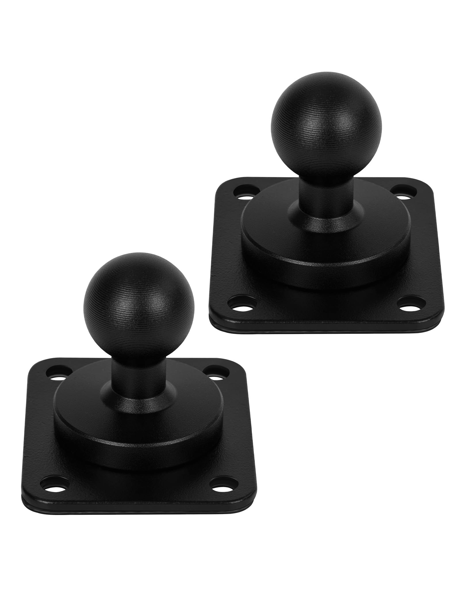 Photo 1 of NILKATSS 2 Pack Metal 4-Hole AMPS Mounts with 20mm Ball, 4-Holes Mounting Plates Adapters with Hardware Compatible with 0.787 Inches Arm