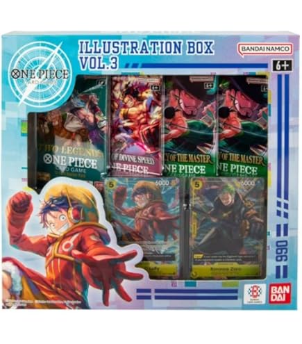 One Piece Trading Card Game TCG Illustration Box Vol. 4 - Contains