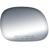 Fit System - 90034 Passenger Side Mirror Glass, Ford F150 Heritage, Ford F150, F250 LD, Pick-Up, Ford Expedition Lincoln Navigator